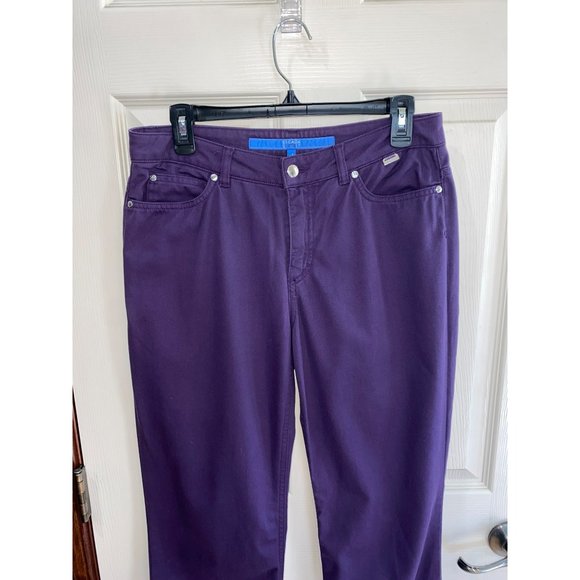 ESCADA SPORT Designer Purple Bootcut Jeans - Superb Condition Size 38 - Picture 4 of 7